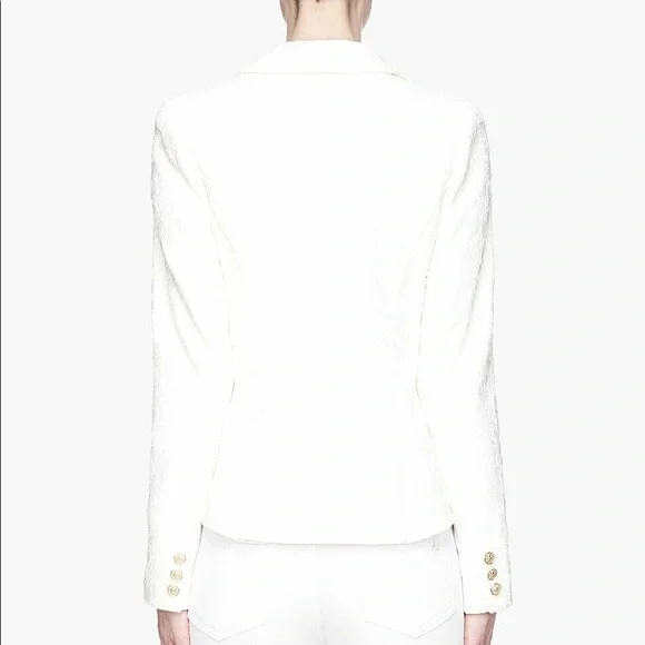 smythe off white floral lace jacquard blazer - Picture 7 of 13